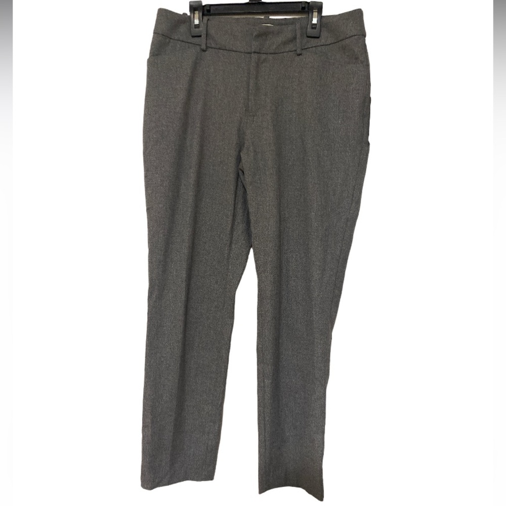 A New Day Grey Gray Stretch Slacks Office Trousers - Size 6